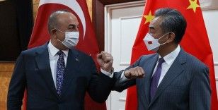 Dışişleri Bakanı Çavuşoğlu, Çin Dışişleri Bakanı Vang ile görüştü