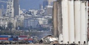 Beyrut Limanı’ndaki patlamanın 2’nci yıl dönümünde ağır hasar gören tahıl silosunda kısmi çökme
