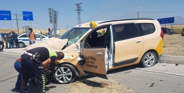 Elazığ’daki kazada sürücü hayatını kaybetti