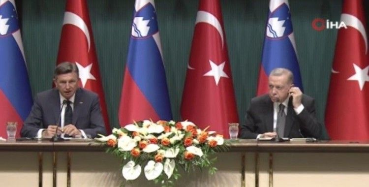 Cumhurbaşkanı Erdoğan’dan Slovenya ile savunma sanayinde iş birliği mesajı