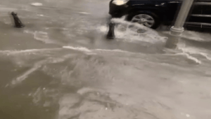 Silivri'de sağanak yağış etkili oluyor