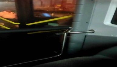 Otobüsün yolunu kesip saldırdılar