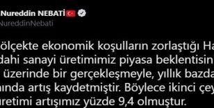 Bakan Nebati: “Türkiye ekonomi modelimiz meyvelerini vermeye devam edecek”