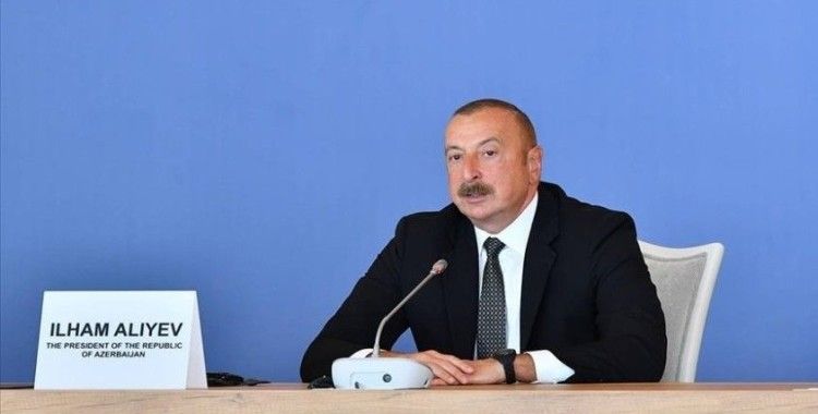 Aliyev, Karabağ'daki Ermenilerin hak ve güvenliklerinin sağlanacağını söyledi