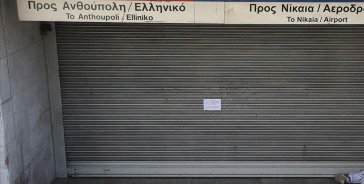 Atina'da toplu ulaşım çalışanlarından 24 saatlik grev
