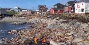 Fiona Kasırgası’nın vurduğu Kanada’da enkaz kaldırma çalışmaları başladı