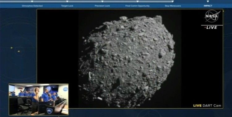NASA’nın uzay aracı asteroit ile çarpıştı