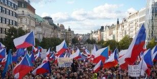 Çekya'da hükümet karşıtı protesto