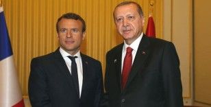 Cumhurbaşkanı Erdoğan G20 Liderler Zirvesi'nde Fransa Cumhurbaşkanı Macron ile görüştü
