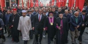 Beyoğlu'nda 'İstiklal Bizim' birlik ve beraberlik yürüyüşü düzenlendi