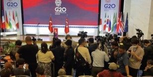 Cumhurbaşkanı Erdoğan'ın G20 Zirvesi'ndeki basın toplantısına gazetecilerden yoğun katılım