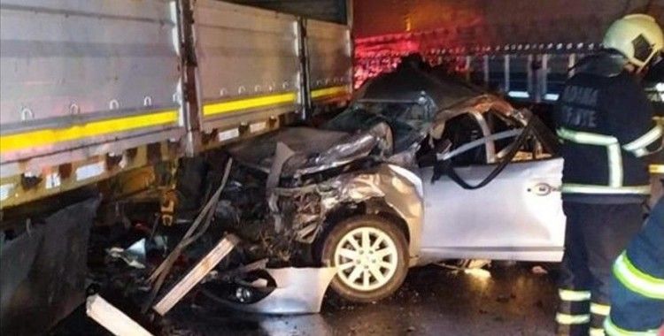 Mersin'de zincirleme trafik kazasında bir kişi öldü, 7 kişi yaralandı