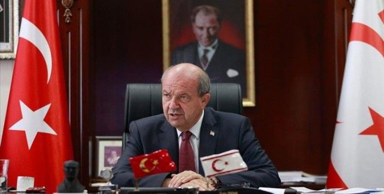 KKTC Cumhurbaşkanı Tatar'dan Rumların KKTC bayrakları yakmasına tepki: Gereken yanıt verilecektir