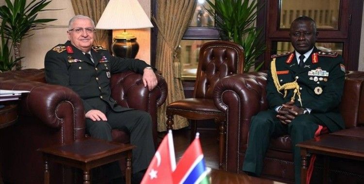 Genelkurmay Başkanı Orgeneral Güler, Gambiyalı mevkidaşı Korgeneral Drammeh ile görüştü