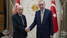 Erdoğan-Bahçeli görüşmesi sonrası Külliye'de mini zirve