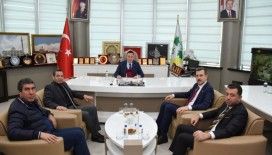 Bursa heyetinden Başkan Beyoğlu'na ziyaret