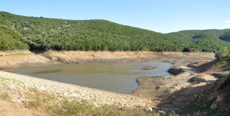 Tekirdağ'da gölet kuruma noktasına geldi