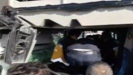 Kayseri'de 2 halk otobüsü çarpıştı