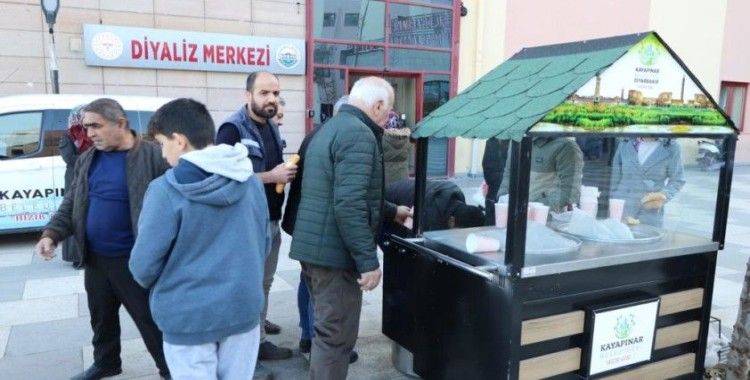 Kayapınar Belediyesi’nden sıcak çorba ikramı