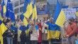 Ukraynalılardan Brüksel'de 'tank' protestosu