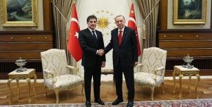 Cumhurbaşkanı Erdoğan, IKBY Başkanı Barzani'yi kabul etti