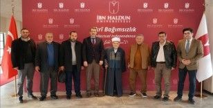 Mescid-i Aksa İmam Hatibi Şeyh İkrime Sabri, İbn Haldun Üniversitesi'ni ziyaret etti