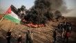 İsrail, Gazze sınırındaki Filistinlilere göz yaşartıcı gaz bombasıyla müdahale etti