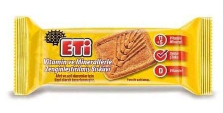 ETİ depremzedeleri unutmadı! Afetler için özel üretilen bisküvi ücretsiz dağıtılacak