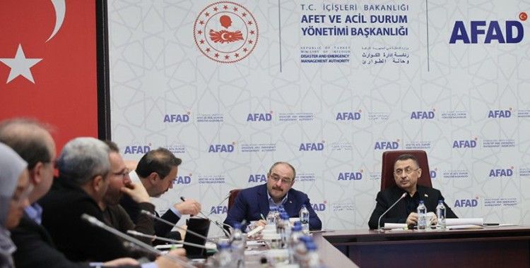 AFAD'da deprem bölgesindeki çalışmalara ilişkin koordinasyon toplantısı yapıldı