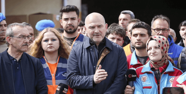 Soylu: Deprem bölgesinde çadır ve konteyner kentlerin standartlarını yükseltmeye çalışıyoruz