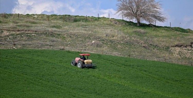 Depremlerden etkilenen Adıyaman'da çiftçiler üretim için tarlalarda