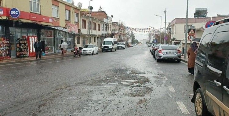 Dicle ilçesinde etkili olan yağmur çiftçileri sevindirdi