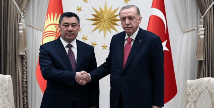 Cumhurbaşkanı Erdoğan, Kırgızistan Cumhurbaşkanı Caparov ile görüştü