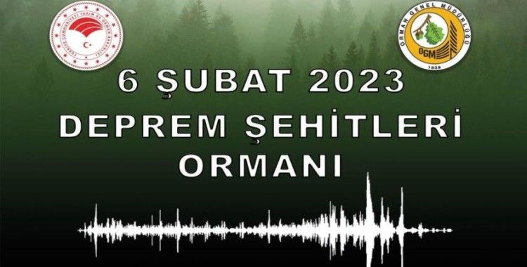 Bu sene fidanlar deprem şehitleri adına dikilecek