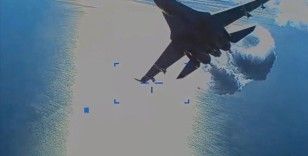 Pentagon, Rus savaş uçağının İHA tacizine ait olduğu ileri sürülen görüntü yayımladı