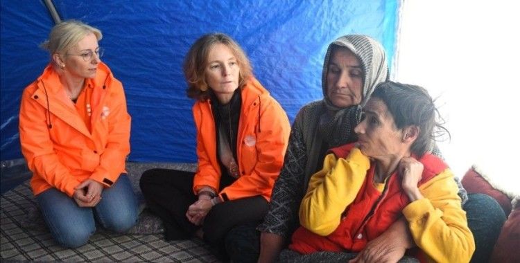 UNFPA yetkilisi Florence Bauer, Adıyaman'da aileleri ziyaret etti