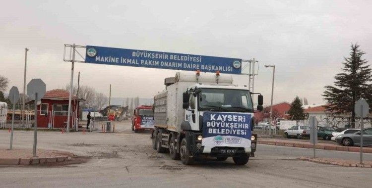 Kayseri’den sel bölgesine 11 araç uğurlandı
