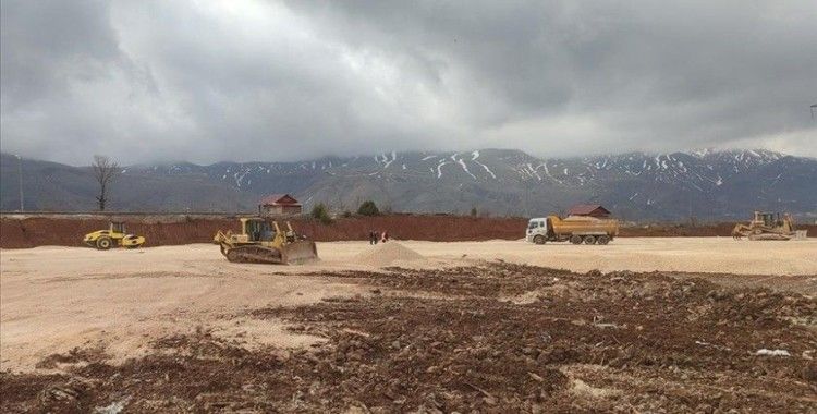 Adıyaman'ın Çelikhan ilçesinde konteyner kent kuruluyor