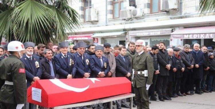 Of ilçesinde yaşayan son Kore gazisi son yolculuğuna uğurlandı