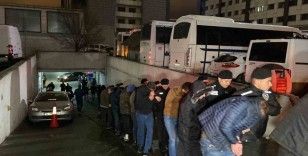 İstanbul’da "Kökünü Kurutma Operasyonu"nda yakalanan 161 zanlı adliyeye sevk edildi
