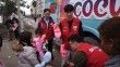 Güney Koreli gönüllüler, çocukları sevindirdi

