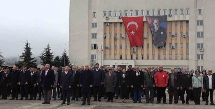 Çanakkale şehitleri Rize’de törenle anıldı
