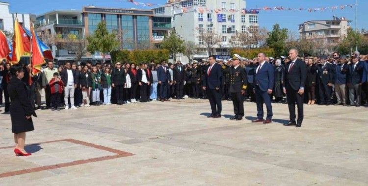 Çanakkale Zaferi’nin 108. yılı Didim’de törenle kutlandı
