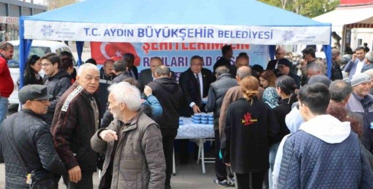 Aydın Büyükşehir Belediyesi’nden şehitler için helva hayrı
