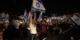 İsrail'de Netanyahu hükümetinin politikalarına karşı kitlesel gösteriler 11. haftasında