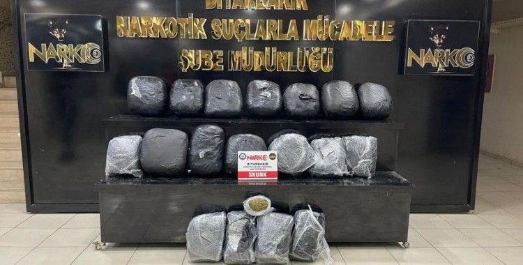 Nakliye yapılan kamyonun içindeki buzdolabından 81 kilogram skunk maddesi ele geçirildi