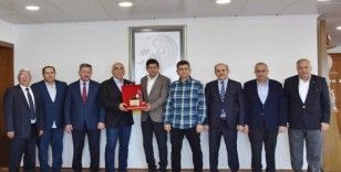 Nazilli OSB yönetimi Başkan Özcan ile görüştü
