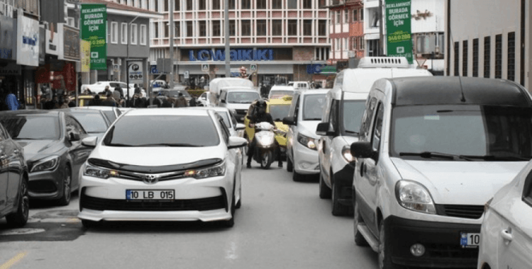 Balıkesir'de trafiğe kayıtlı araç 547 bin oldu