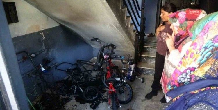 Yangın ihbarı 112, itfaiye ve polisi alarma geçirdi