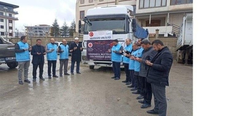 Yardım tırı deprem bölgesine uğurlandı
